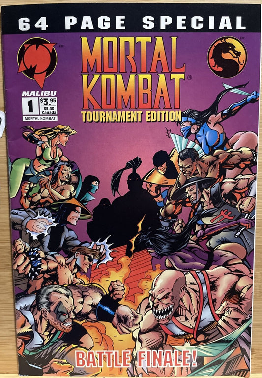Mortal Kombat #1 Tournament Edition (1994, Malibu) 64 Page Special Comic RARE!