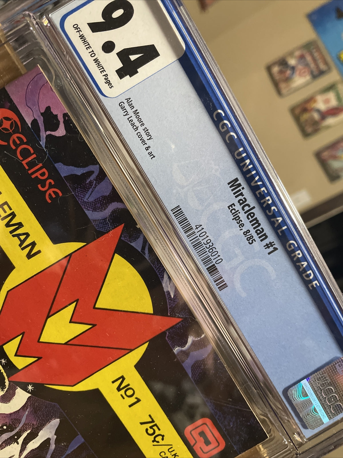 Miracleman #1 CGC 9.4 NM Eclipse Comics 1985 Alan Moore Remakes Marvelman Key