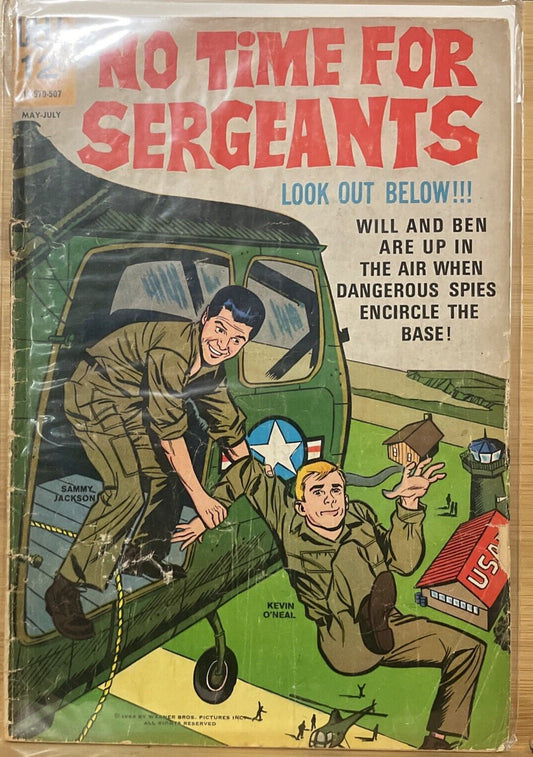 NO TIME FOR SERGEANTS 2 G-VG  May-July 1965 COMICS BOOK Dell 12 Cent May July