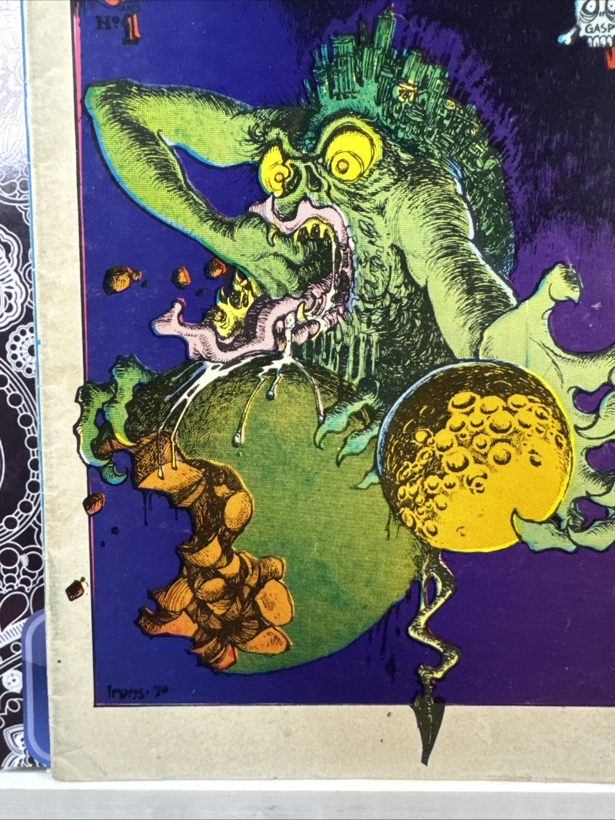 SLOW DEATH FUNNIES #1 CRUMB AND OTHERS 2nd PRINTING 1970 UNDERGROUND BRONZE