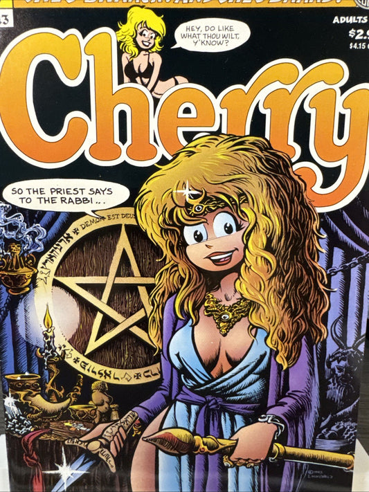Cherry #13 Comic 2nd Print 1985 NM Larry Welz Kitchen Sink UNDERGROUND BRONZE
