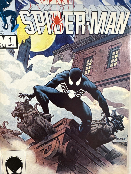 Web of Spider-Man #1 Marvel 1985 COPPER KEY Beautiful Charles Vess Painted Cover