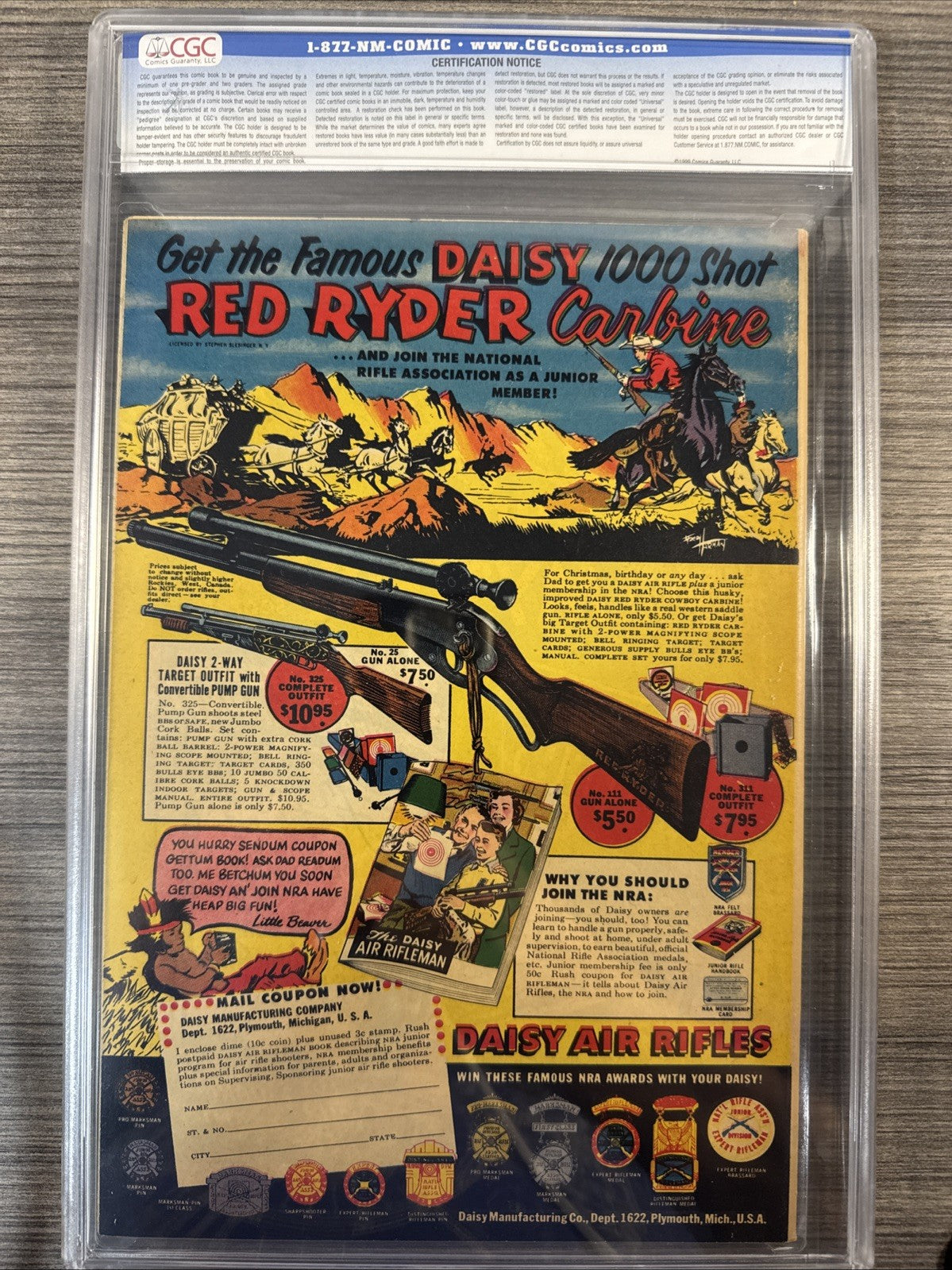 Mystery In Space 6 CGC 8.5 DC Comics 1952 Old Label River City Pedigree RARE!