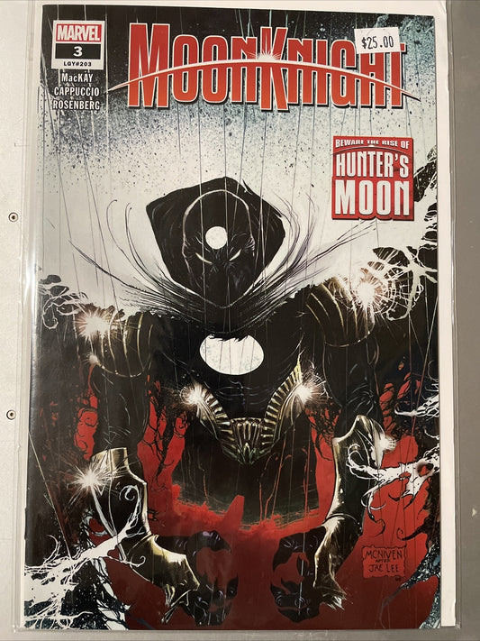 Moon Knight #3 Walmart VARIANT NM 1ST FULL Hunters Moon Marvel Key Unread Beauty