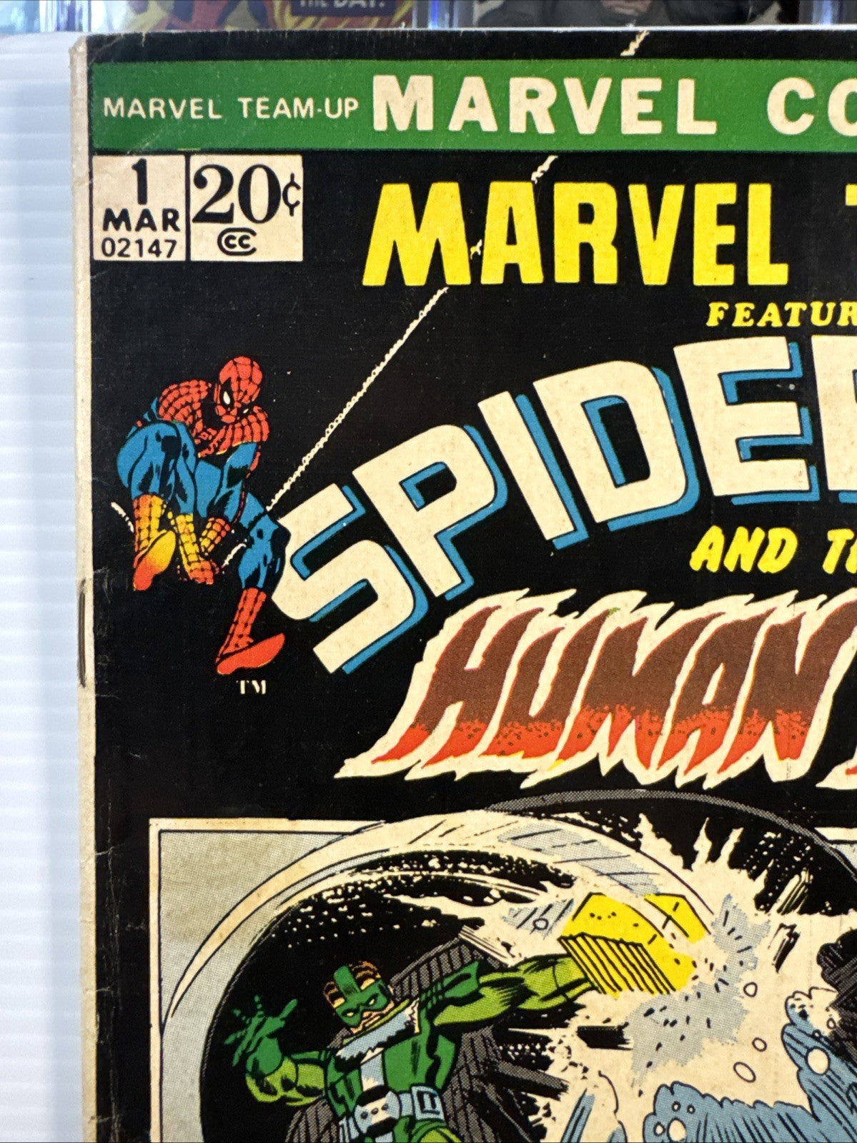 Marvel Team-Up #1 (Marvel Comics March 1972) BRONZE KEY