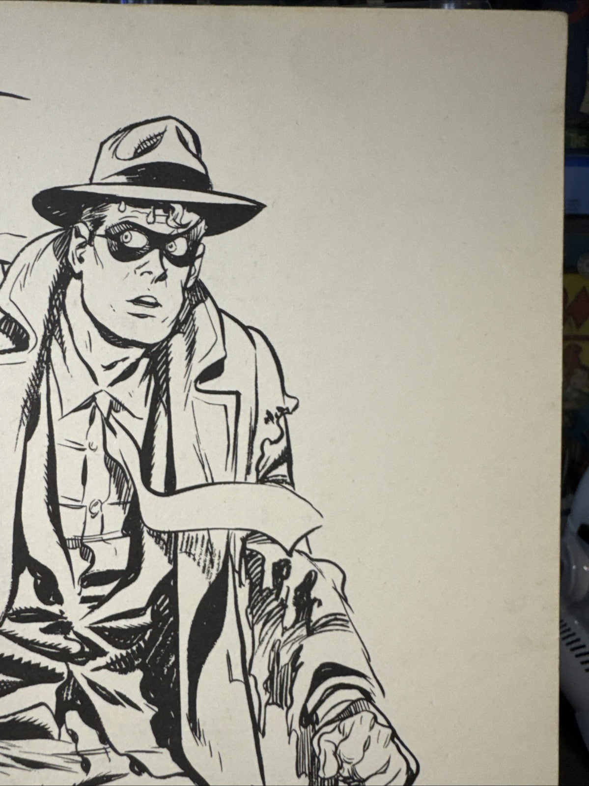 WILL EISNER ** The SPIRIT * b/w print* dated 4/12/76 National Cartoonist Society