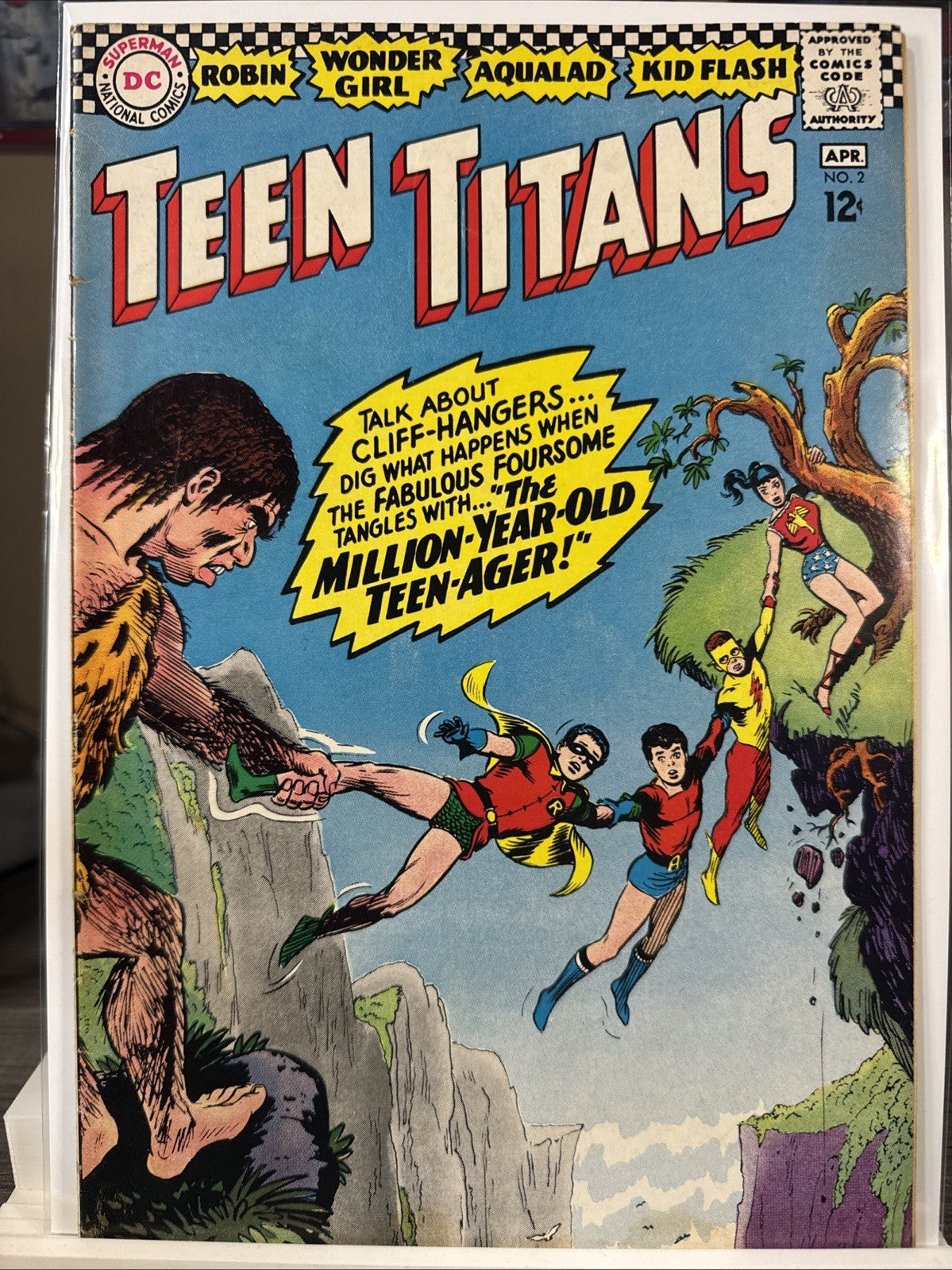 Teen Titans #2 (DC Comics March-April 1966) SILVER F