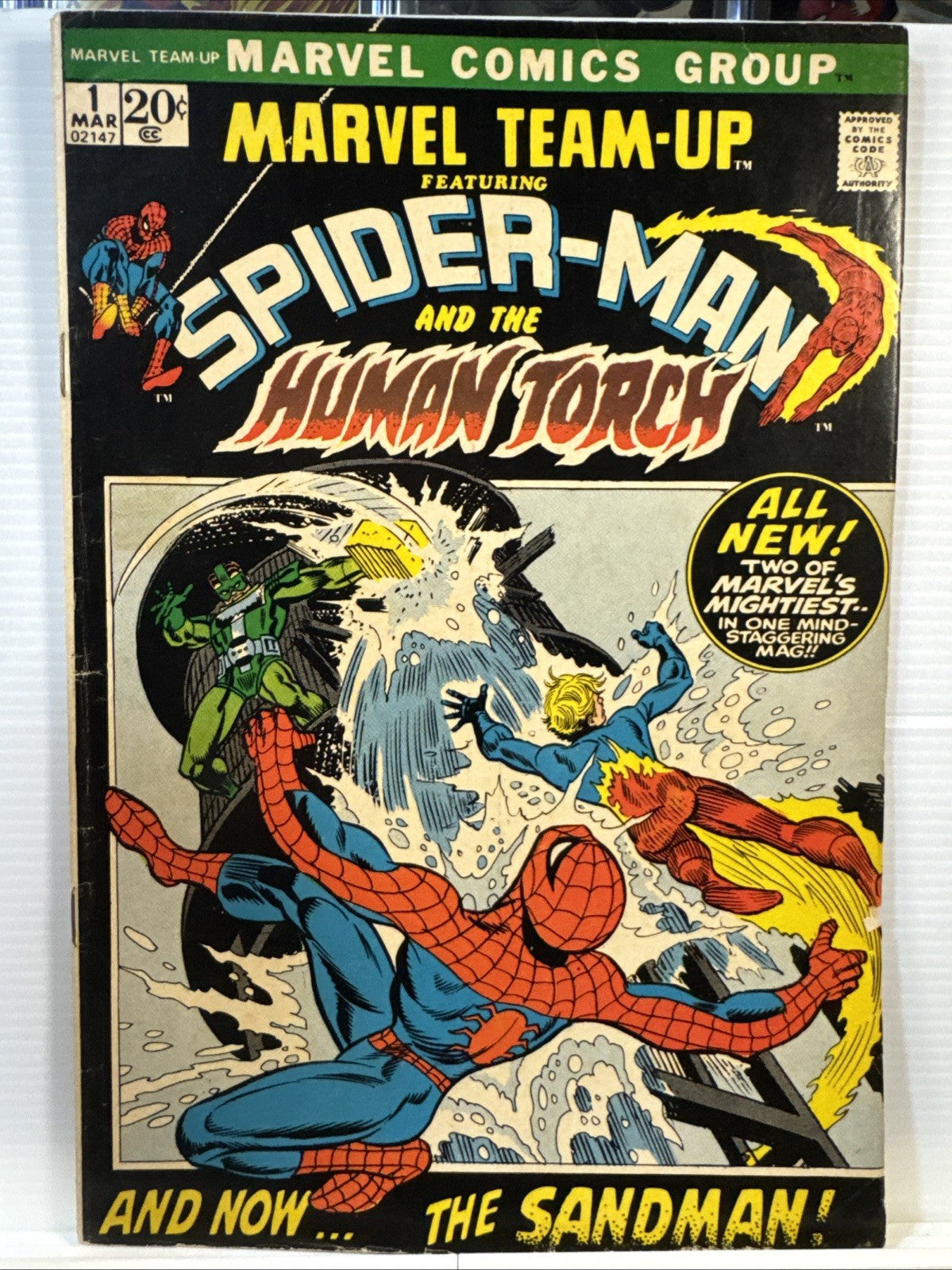 Marvel Team-Up #1 (Marvel Comics March 1972) BRONZE KEY