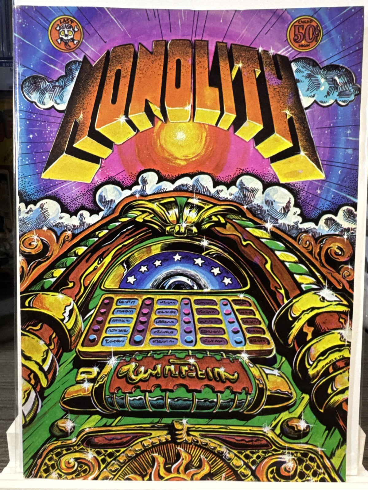 Monolith (Last Gasp July 1972) UNDERGROUND BRONZE Comix NM- Rare! HTF Low Print