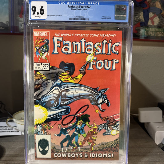Fantastic Four #272 CGC 9.8- White Pages - 1st Nathaniel Richards