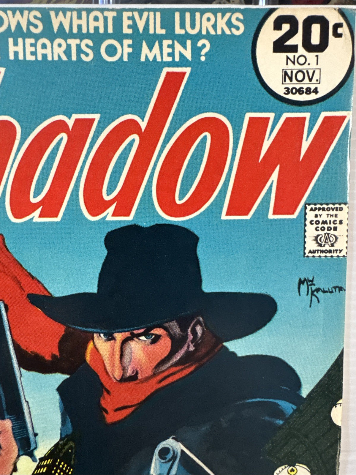 The Shadow #1 (DC Comics October-November 1973) SILVER KEY