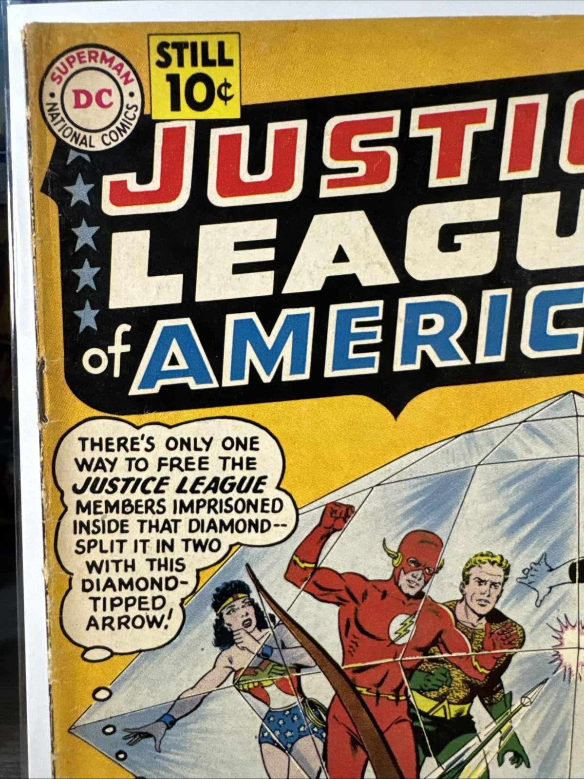 Justice League Of America #4 VG+ Green Arrow Joins! Murphy Anderson SILVER KEY