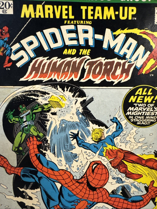 Marvel Team-Up #1 (Marvel Comics March 1972) BRONZE KEY