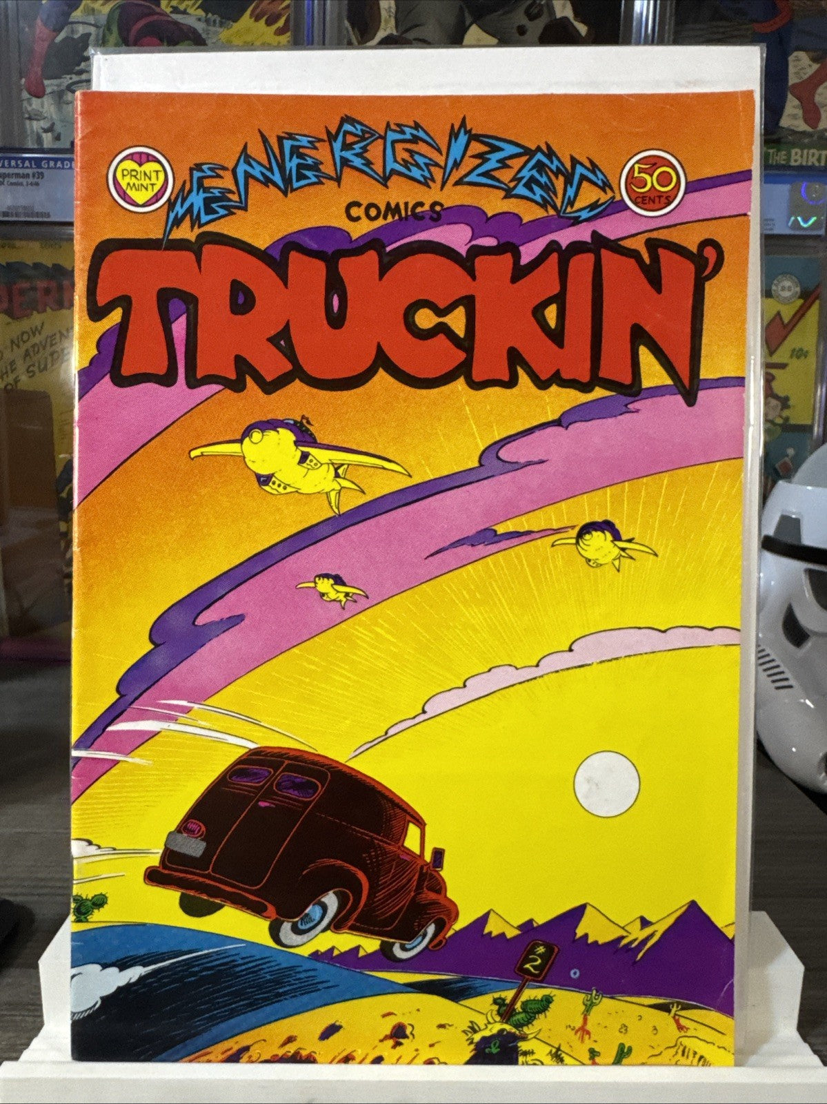 TRUCKIN' #2 ENERGIZED COMICS THE PRINT MINT UNDERGROUND COMICS Great shape