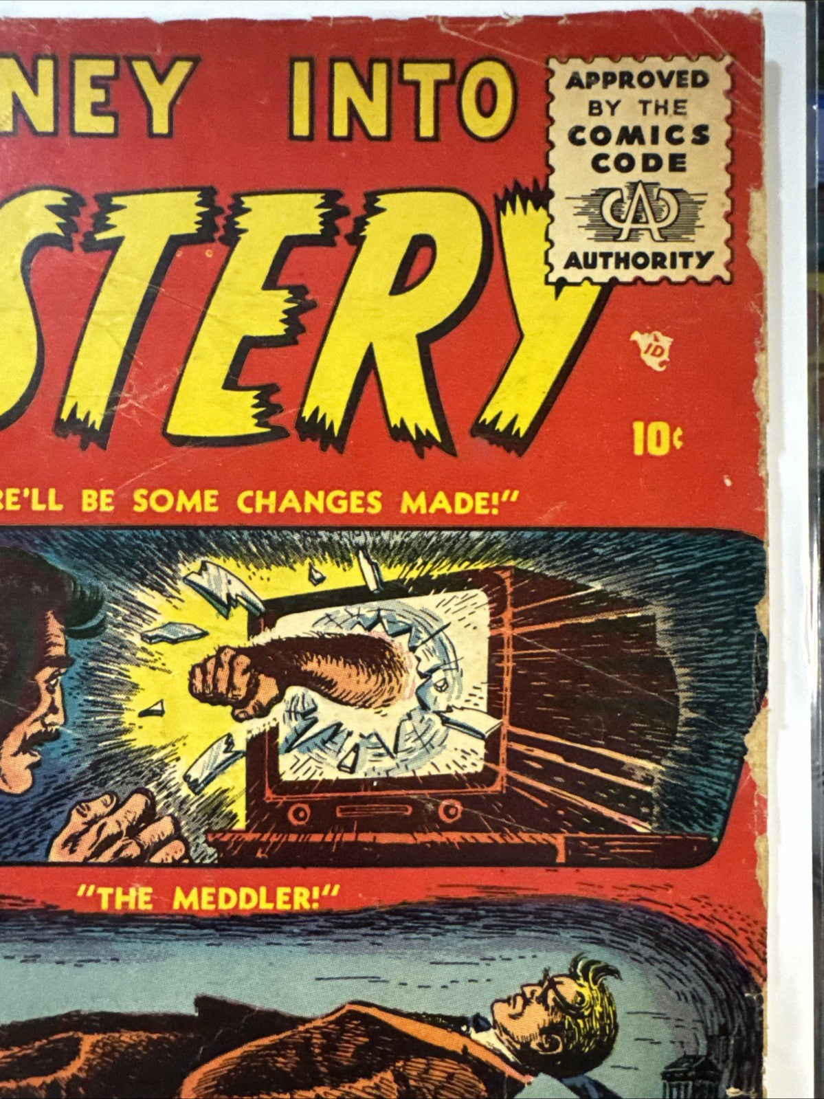 Journey Into Mystery 33 VG- 1956 Atlas Pre-Marvel Complete Ditko colors POP