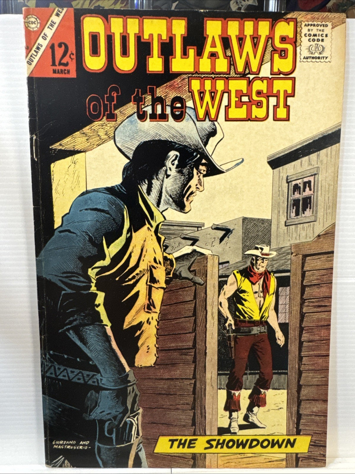 Outlaws Of The West #63 1967-Charlton-Dick Giordano art-"Born Bad" SILVER VG+