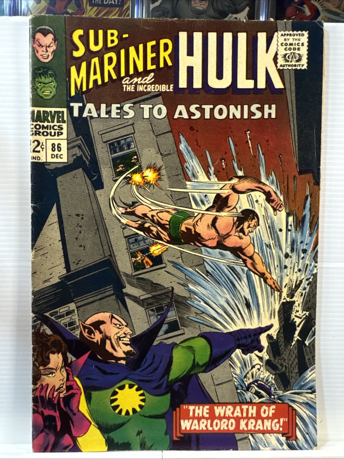 TALES TO ASTONISH 86 VG+ NAMOR HULK - 1ST APP HULK-KILLER (1966) SILVER
