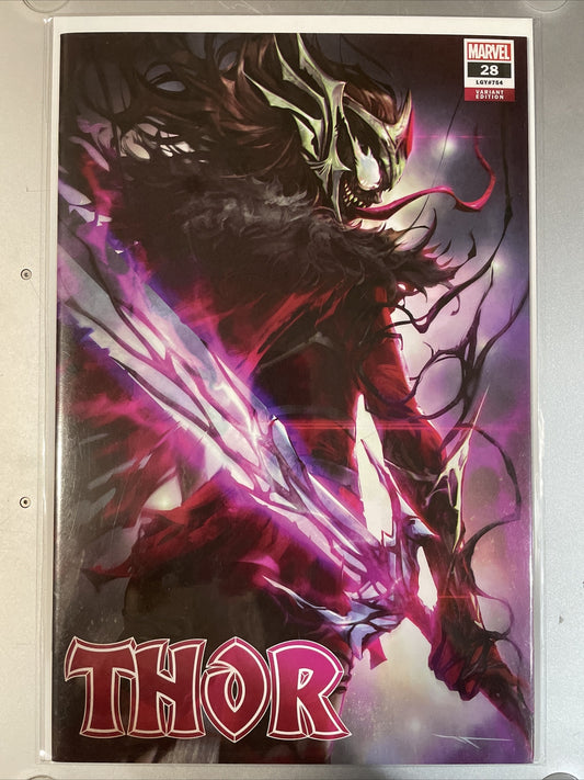 THOR #28 - IVAN TAO TRADE DRESS VARIANT MARVEL COMICS 2022 VENOMIZED NM+