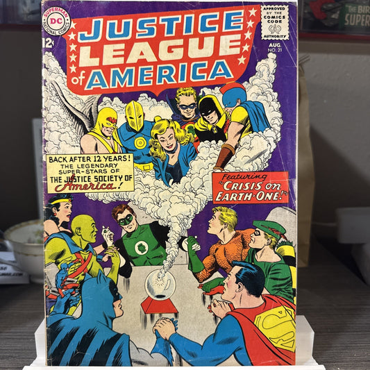 Justice League of America #21 1963 1st Silver Age Appearance JSA GD SILVER KEY