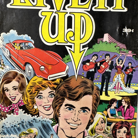 LIVE IT UP #1 1976 SPIRE CHRISTIAN COMIC BOOK AL HARTLEY COVER BRONZE 39c Cover