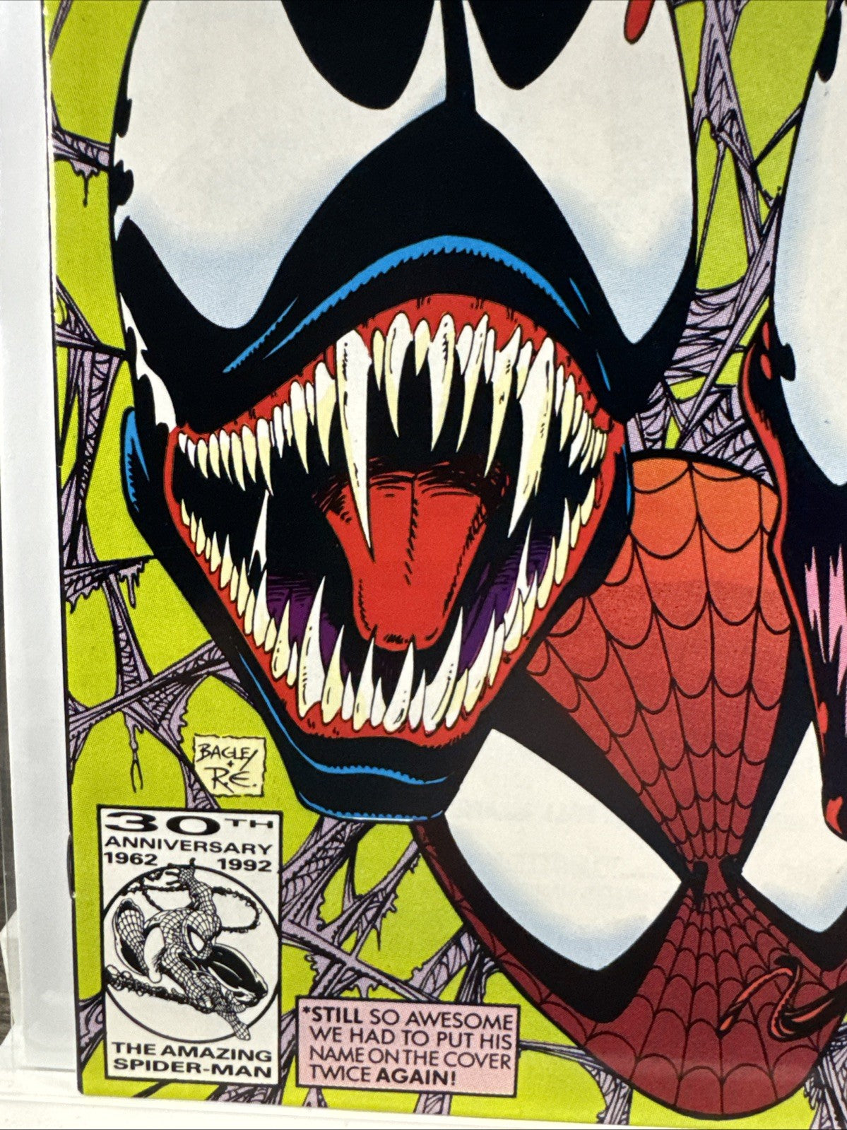 AMAZING SPIDER-MAN #363 1992 NM 3rd APPEARANCE CARNAGE! VENOM COPPER KEY