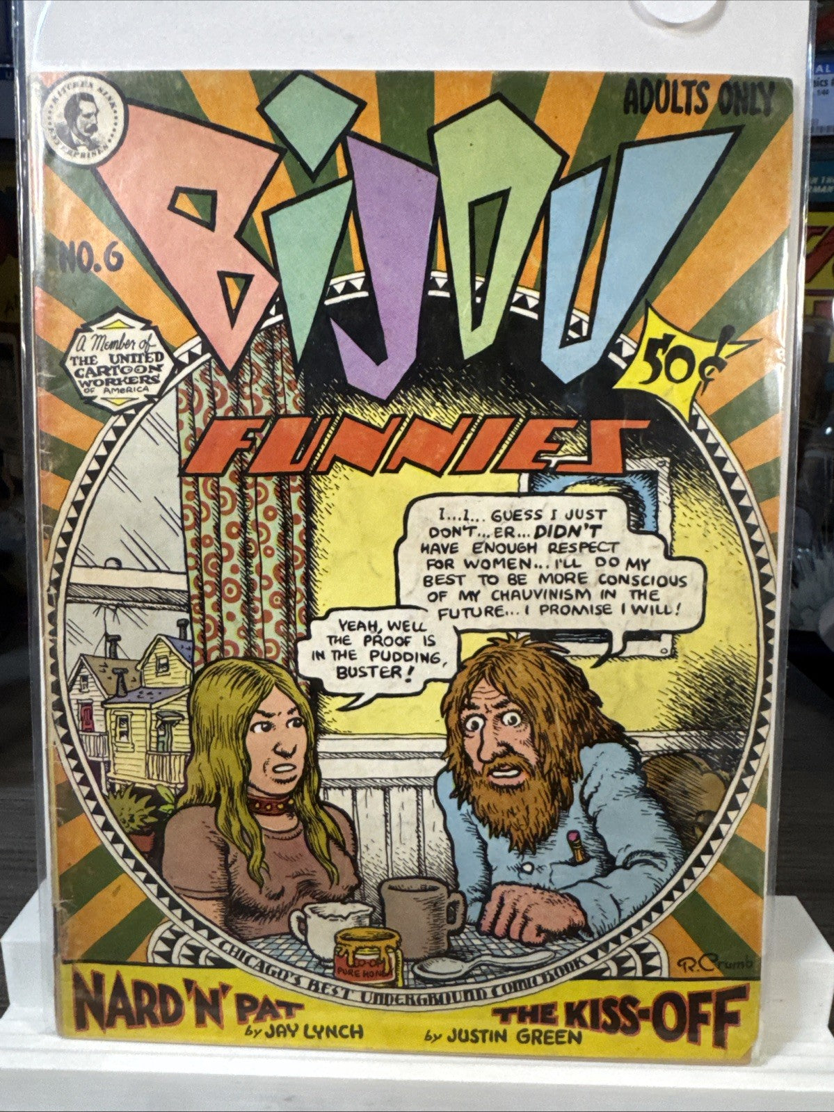 Bijou Funnies #6 (Kitchen Sink Press 1971) 1st Print Detached UNDERGROUND BEONZE