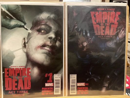 Empire of the Dead Act Three 1 & 2 - George Romero Zombies 2015 NM Gorgeous!