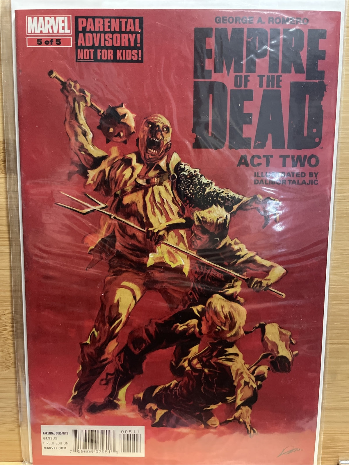 Empire of the Dead Act Two 1 3 4 5 Talajic George A. Romero Zombies Comic Lot