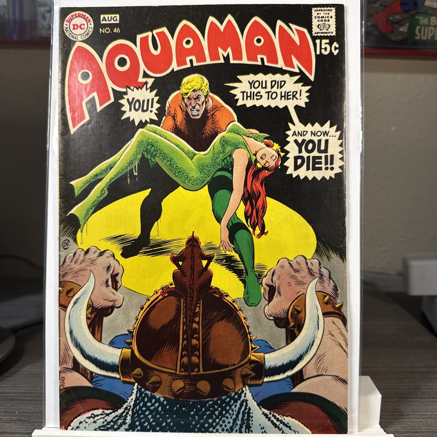 Aquaman #46 DC Comics 1969 - NICK CARDY COVER SILVER AGE