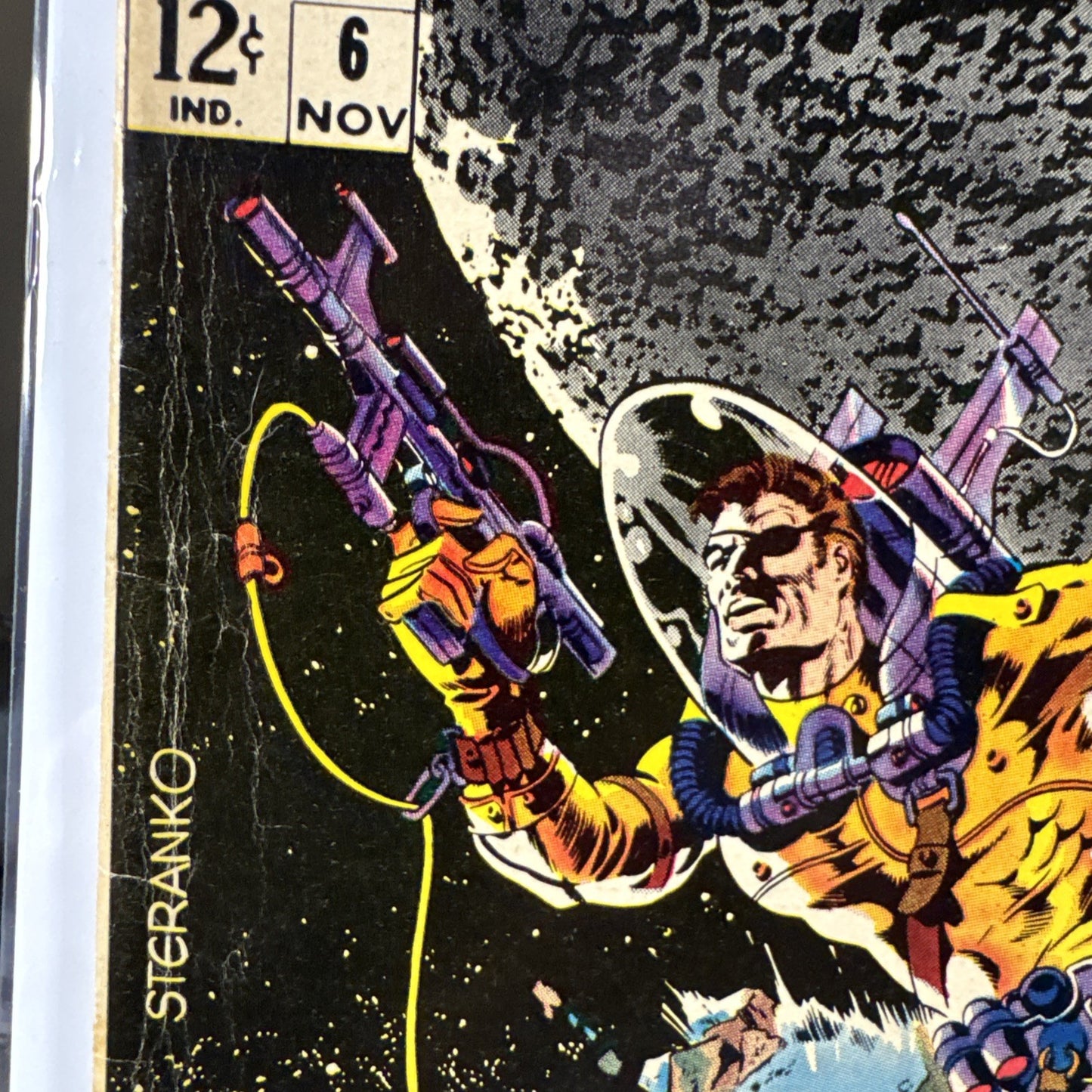 NICK FURY AGENT OF SHIELD #6 JIM STERANKO COVER, FRANK SPRINGER ART 1968 SILVER