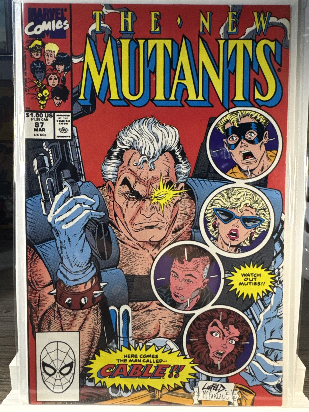 The New Mutants #87 Marvel Comics 1990 High Grade COPPER KEY 1st App Cable