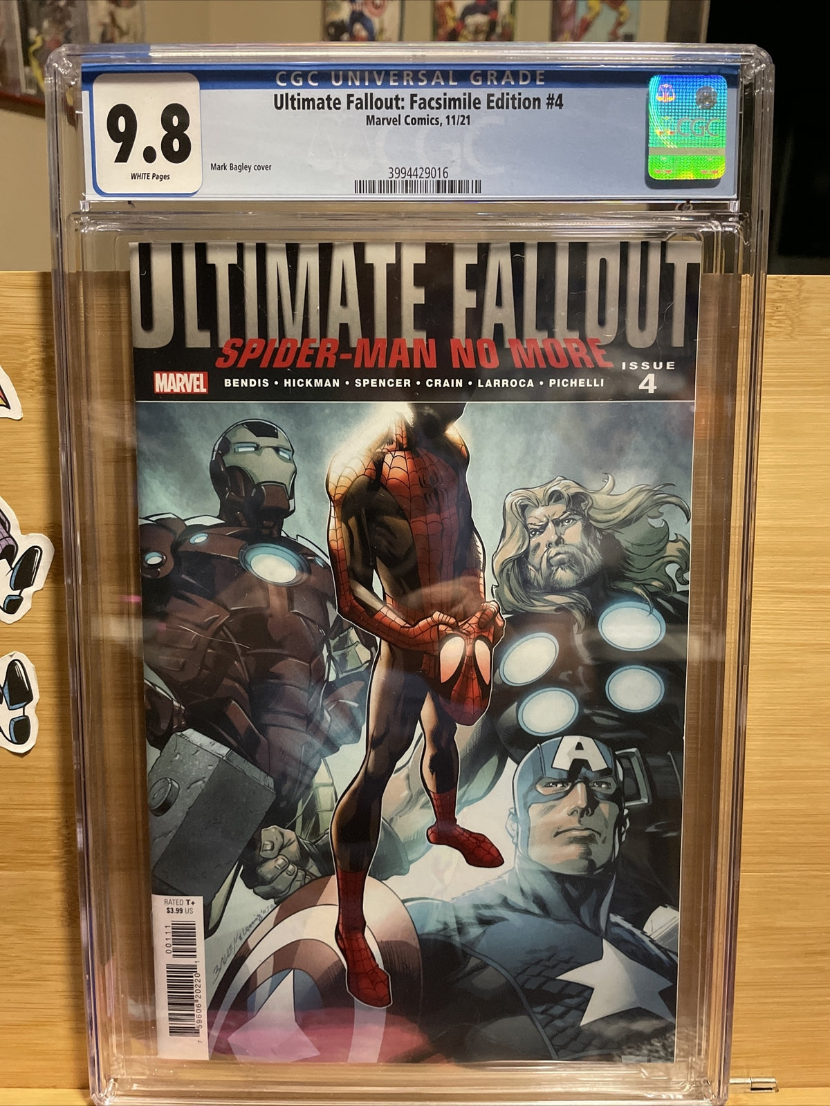 Ultimate Fallout #4 Facsimile Reprints 1st Appearance of Miles Morales CGC 9.8