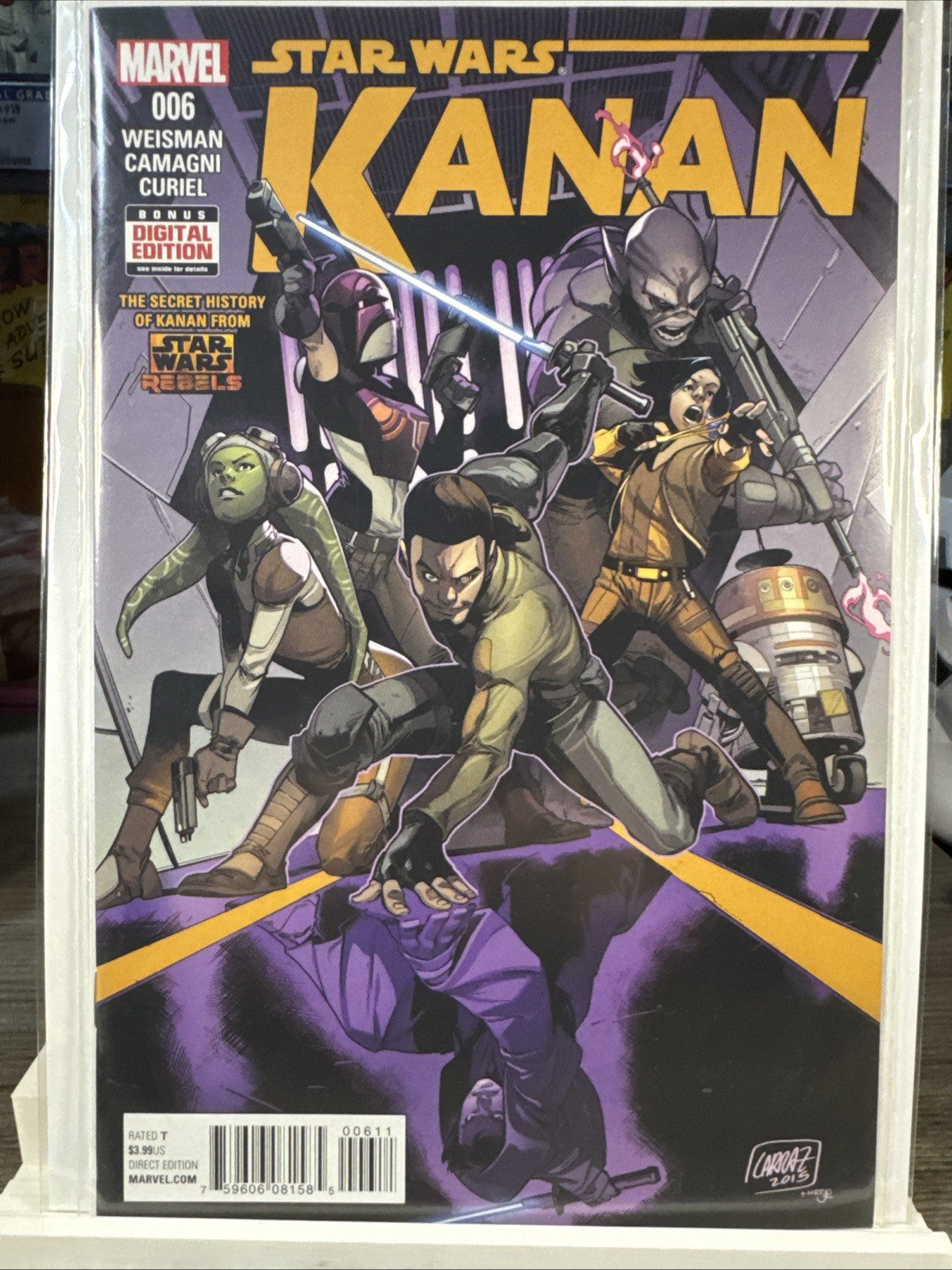 Kanan the Last Padawan #6 Marvel 2015 NM 1st Ezra, Zeb, Sabine STAR WARS KEY