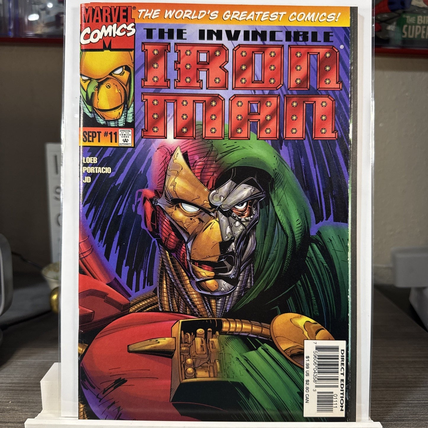 Invincible Iron Man #11 1st Tony Stark Dr Doom MCU Marvel 1997 DOOM KEY MODERN
