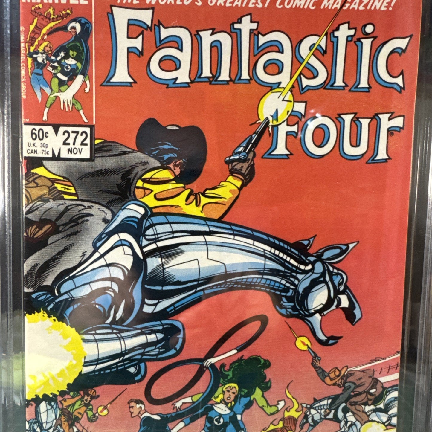 Fantastic Four #272 CGC 9.8- White Pages - 1st Nathaniel Richards