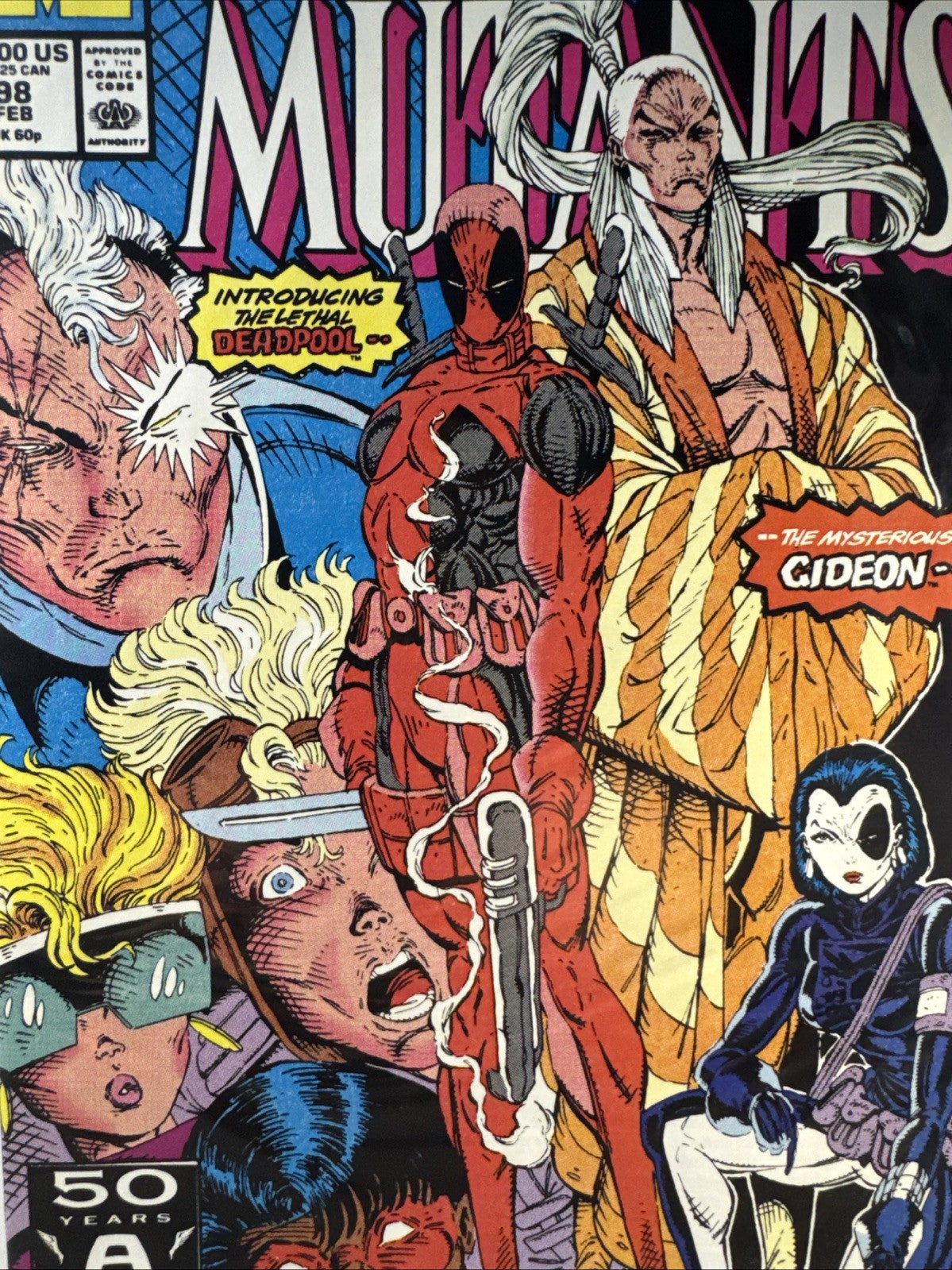 The New Mutants #98 (Marvel 1991) High Grade COPPER AGE MEGA KEY 1st Deadpool