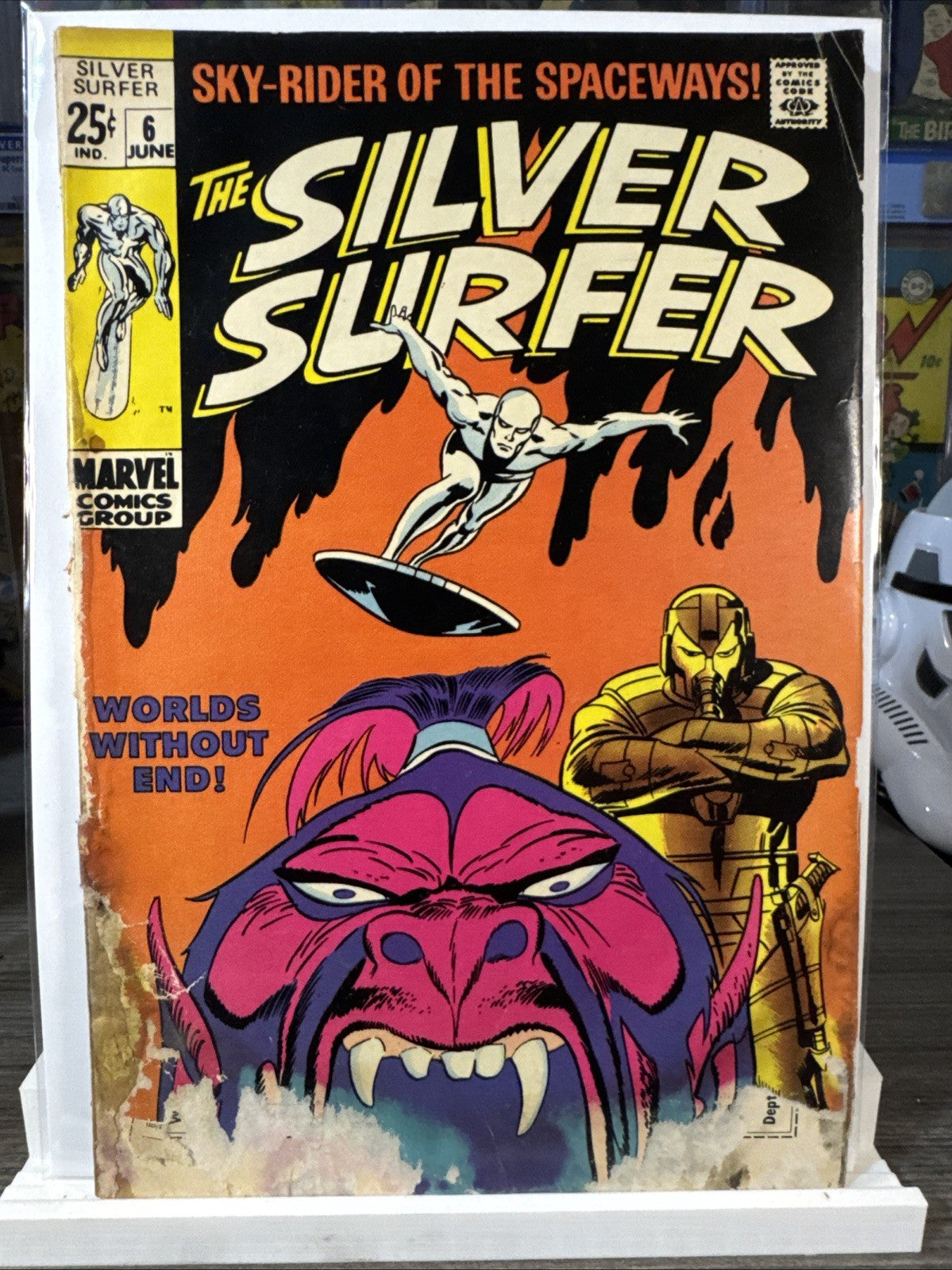 The Silver Surfer #6 (Marvel Comics June 1969) READER COPY