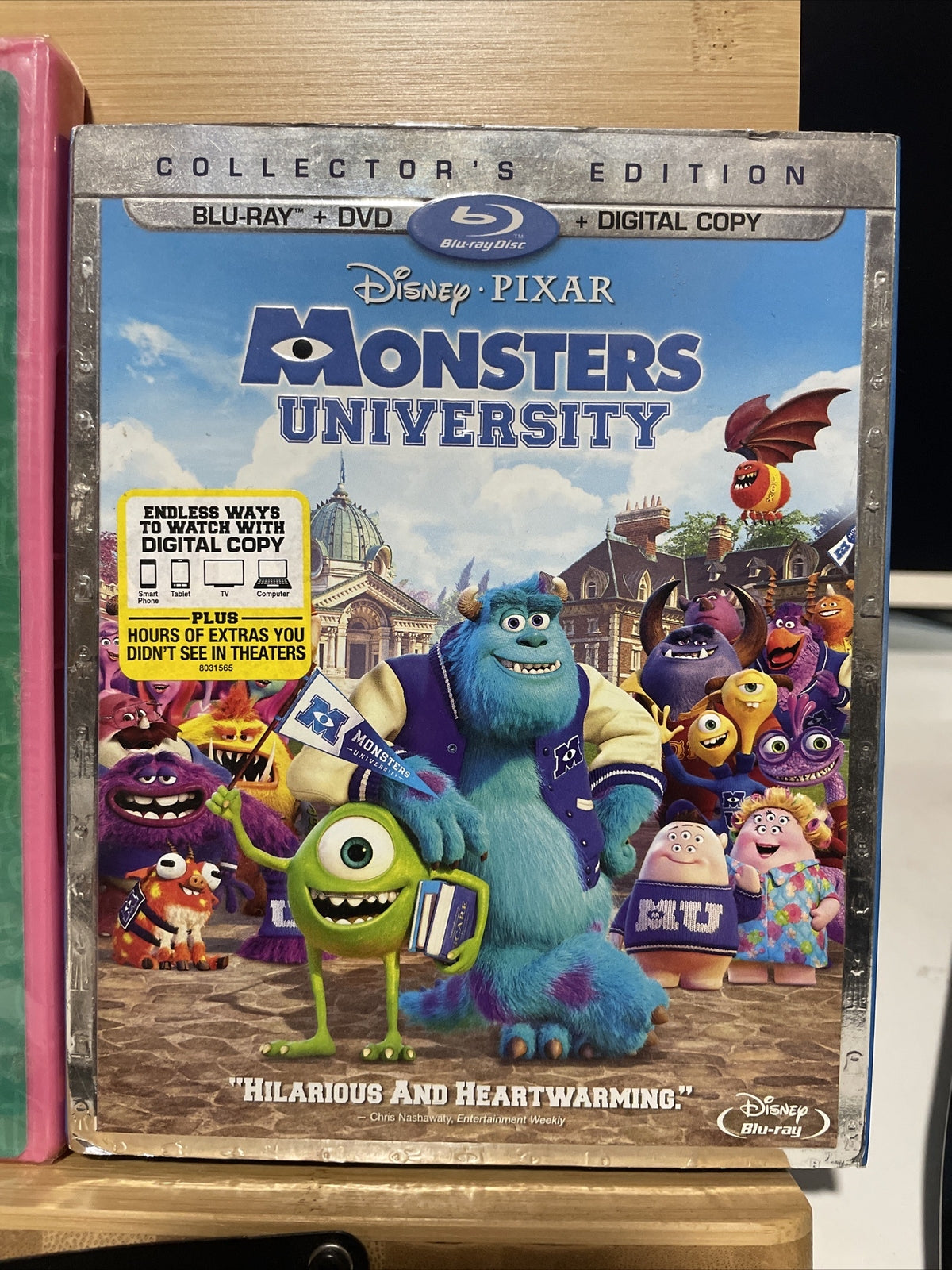 Monsters University Blu-ray + DVD w/ Suicide Squad  & Strawberry NEW! SEALED!