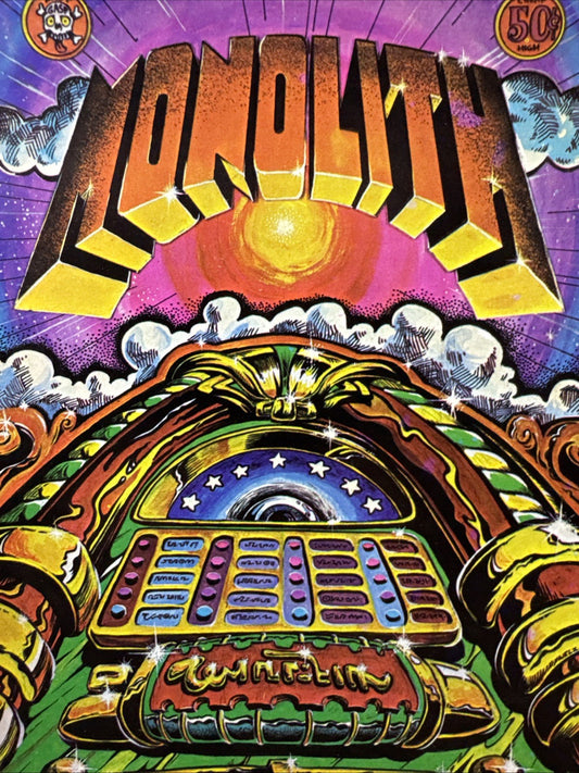 Monolith (Last Gasp July 1972) UNDERGROUND BRONZE Comix NM- Rare! HTF Low Print