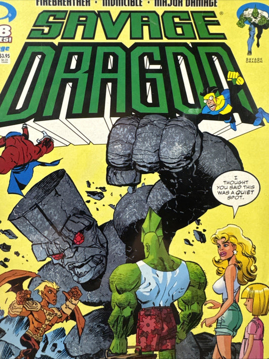 Savage Dragon #107 (Image 2003) Very Early Invincible Appearance MODERN