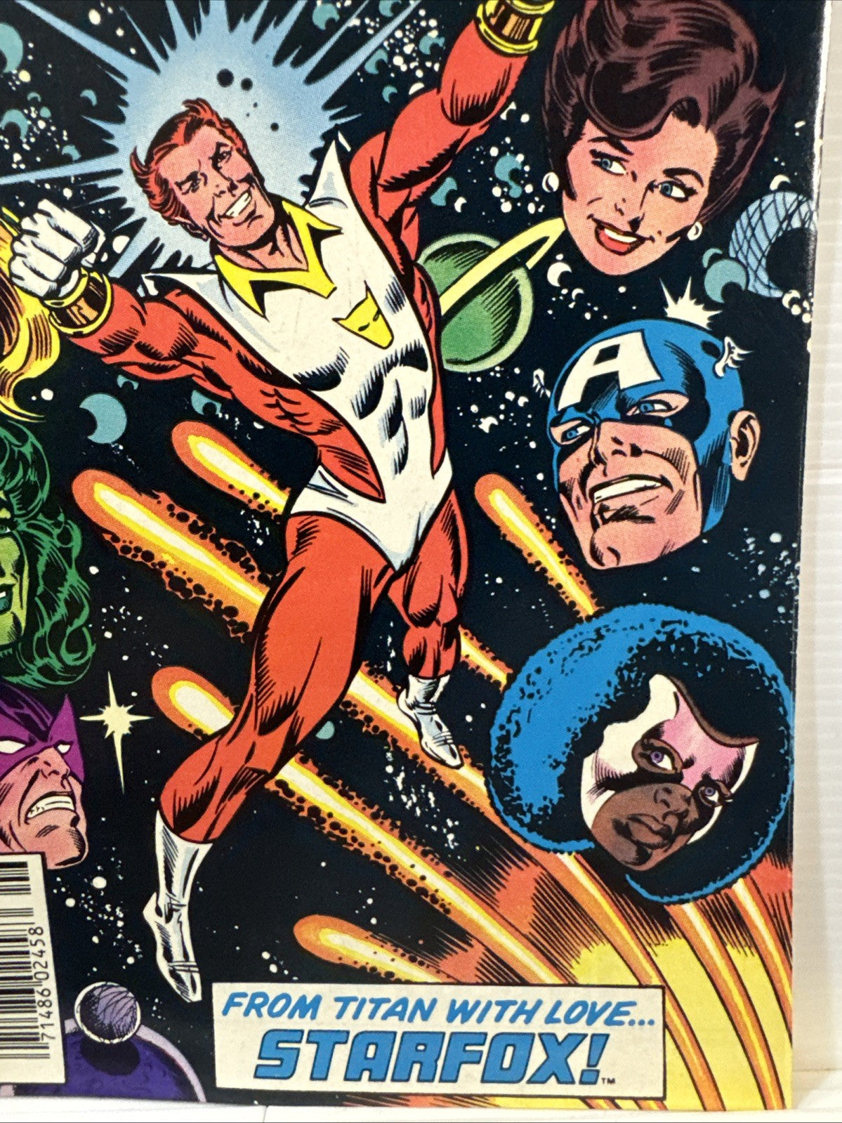 The Avengers #232 Newsstand Variant (Marvel Comics June 1983) KEY BRONZE Starfox