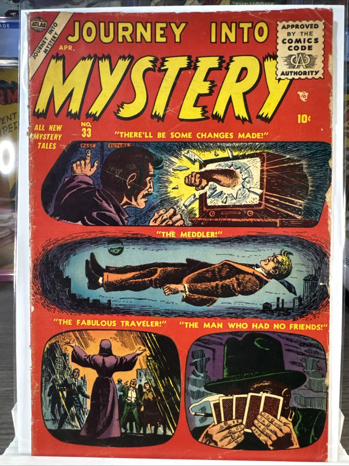 Journey Into Mystery 33 VG- 1956 Atlas Pre-Marvel Complete Ditko colors POP