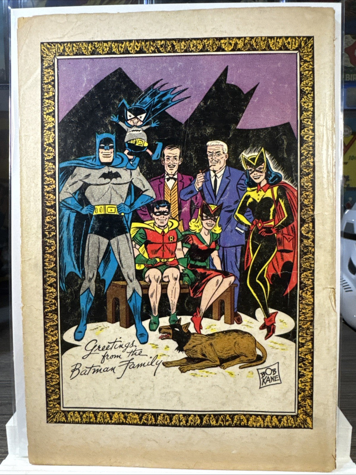 Batman Annual #7 (DC Comics 1964) G SILVER Cool Back Cover Poster Origin Stories