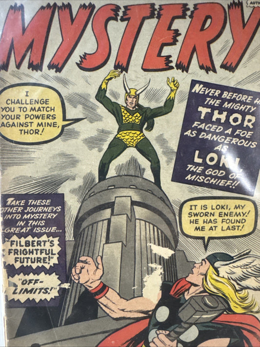 Journey into Mystery #85 1962 KEY SILVER 1st Loki Low Grade Detached Complete