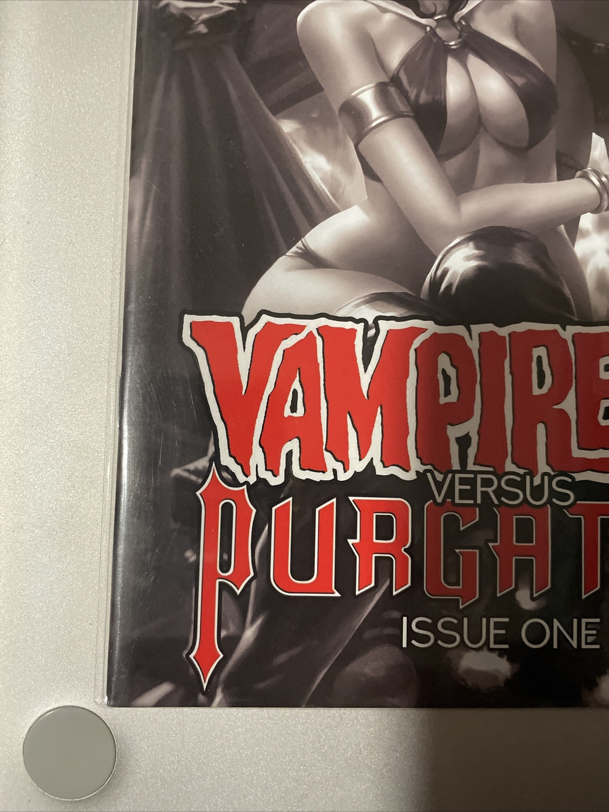 Vampirella Versus Pergatori #1 Chew 1:40 B&W Variant Dynamite Comics Rare HTF