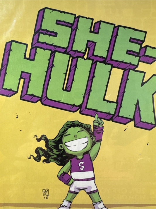 SHE-HULK #1 SKOTTIE YOUNG Baby Variant Marvel Now 2014 👀🔥 MODERN