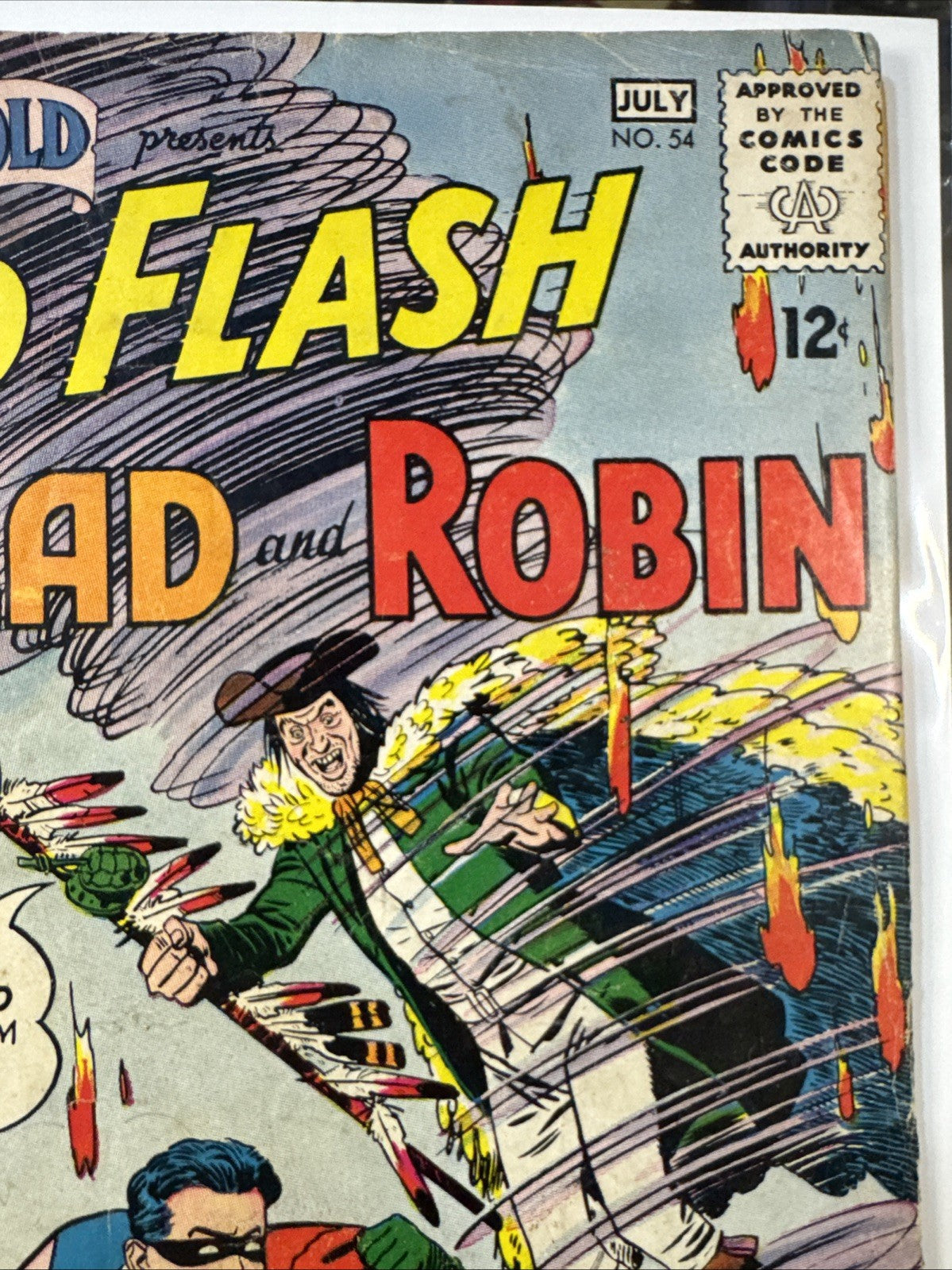 The Brave and the Bold #54 (DC Comics June-July 1964) SILVER KEY F-