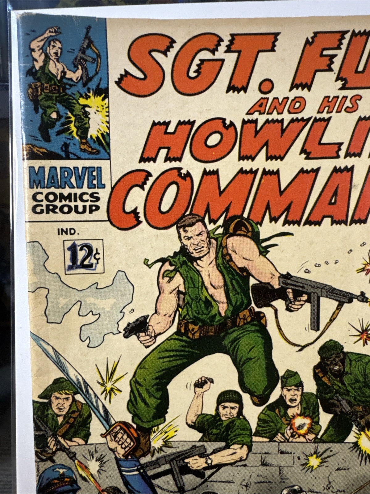 Sgt. Fury and his Howling Commandos #28 (Marvel Comics 1966) F+/VF- SILVER