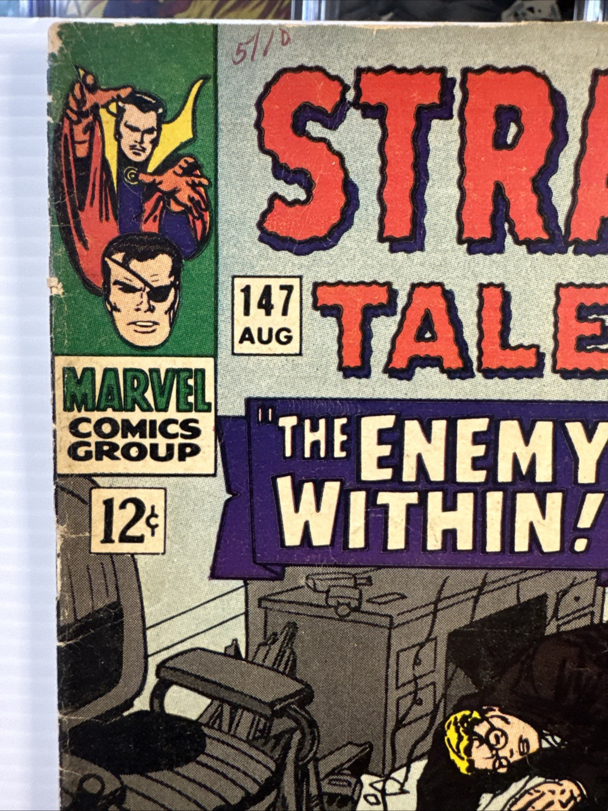 Strange Tales #147 (Marvel Comics August 1966) SILVER KEY 1st Kaluu (cameo)