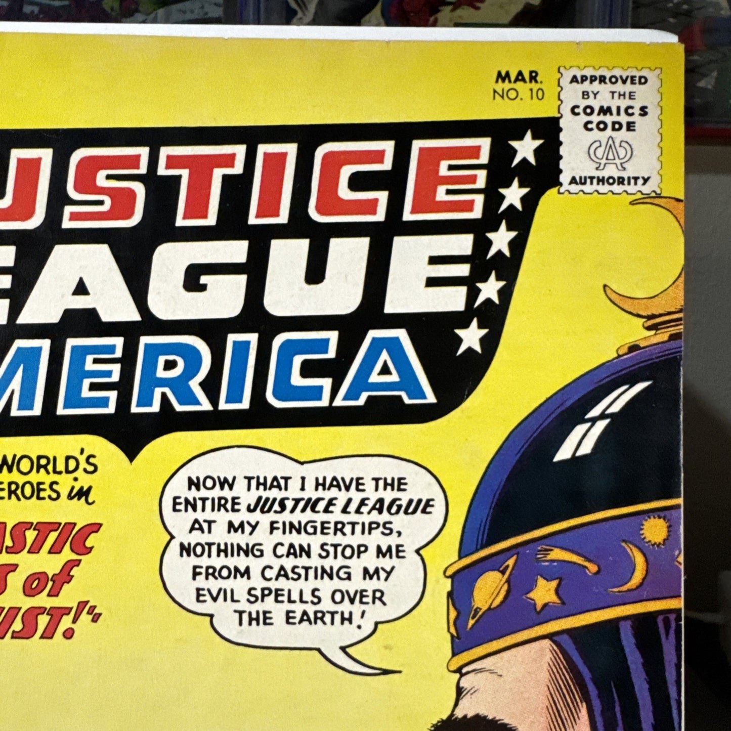 Justice League of America #10 (1962) 1st App Felix Faust &Demons Three F+ SILVER